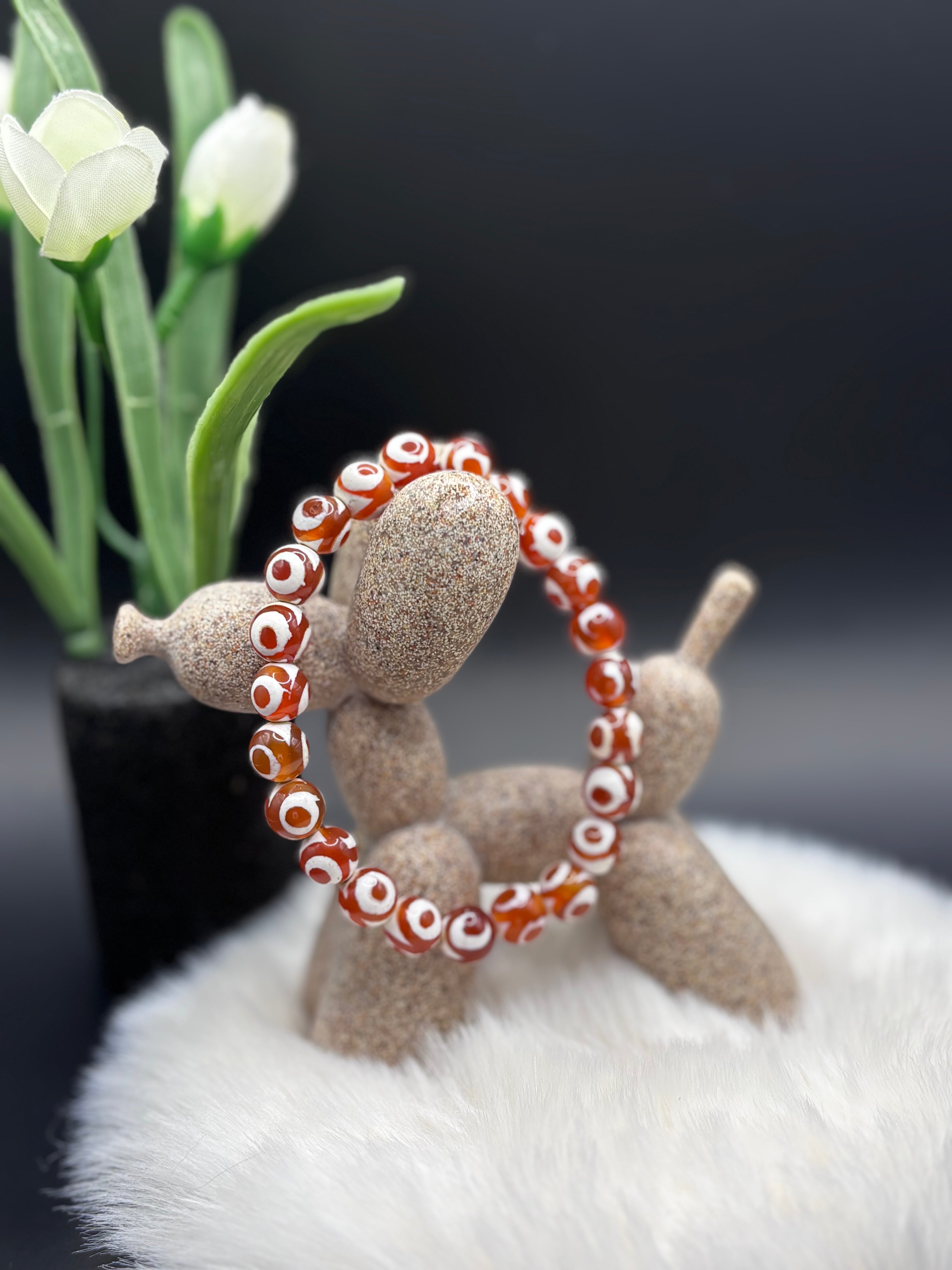 Multi color collection - Rode Tibetaanse Agaat