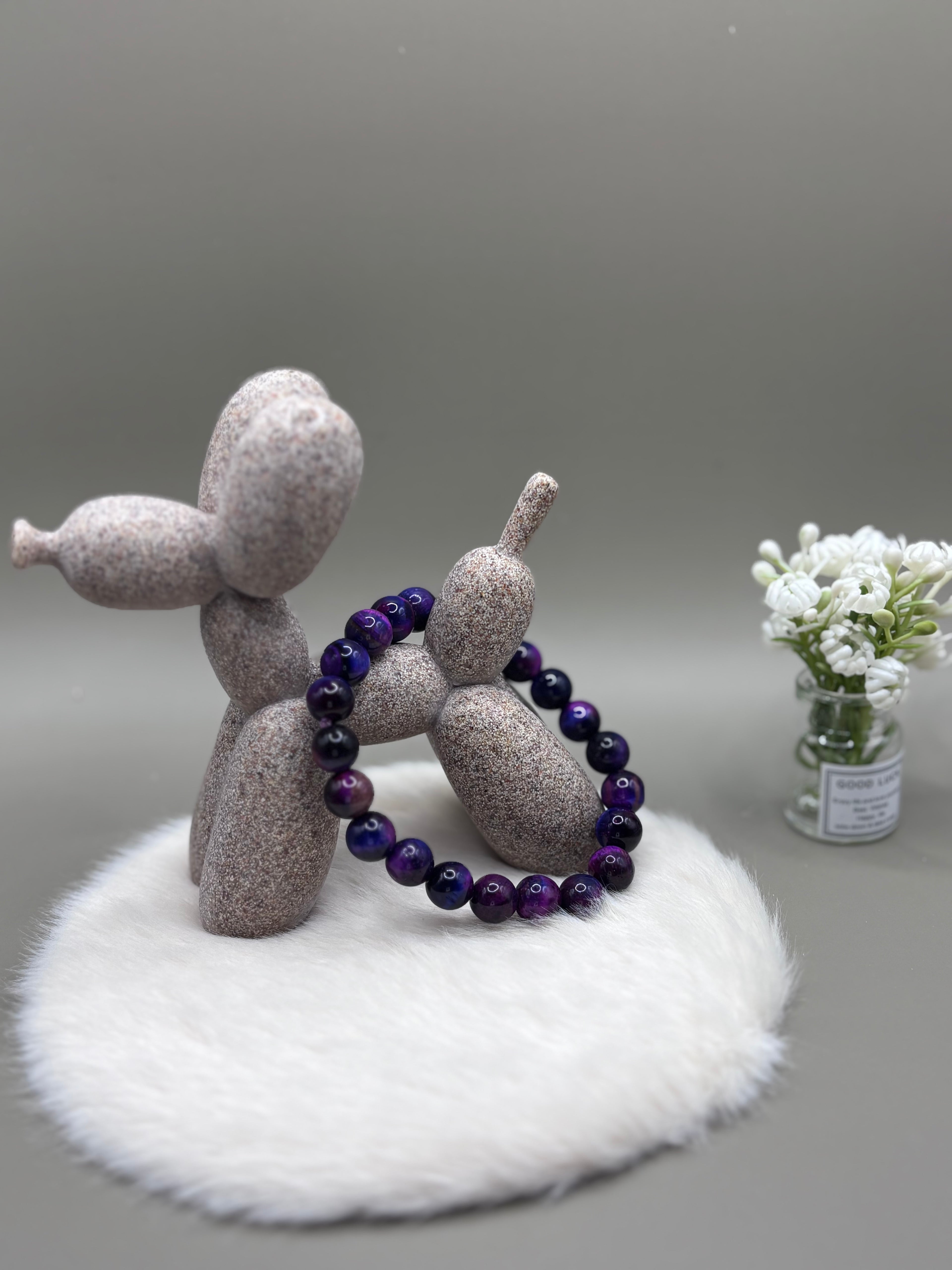 Autumn Collectie - Warme dieppaarse kralen