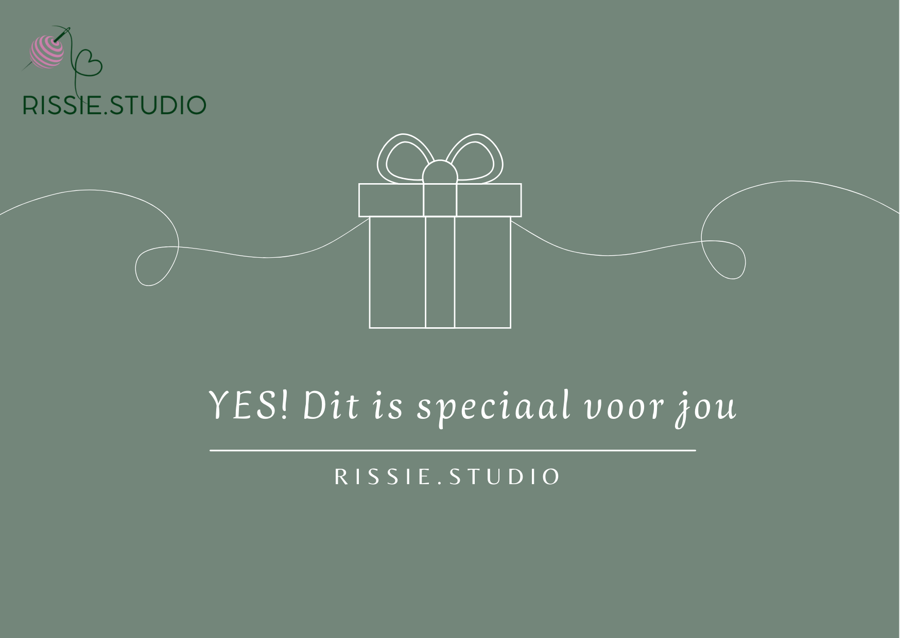 Yes! Cadeaubon Rissie.Studio