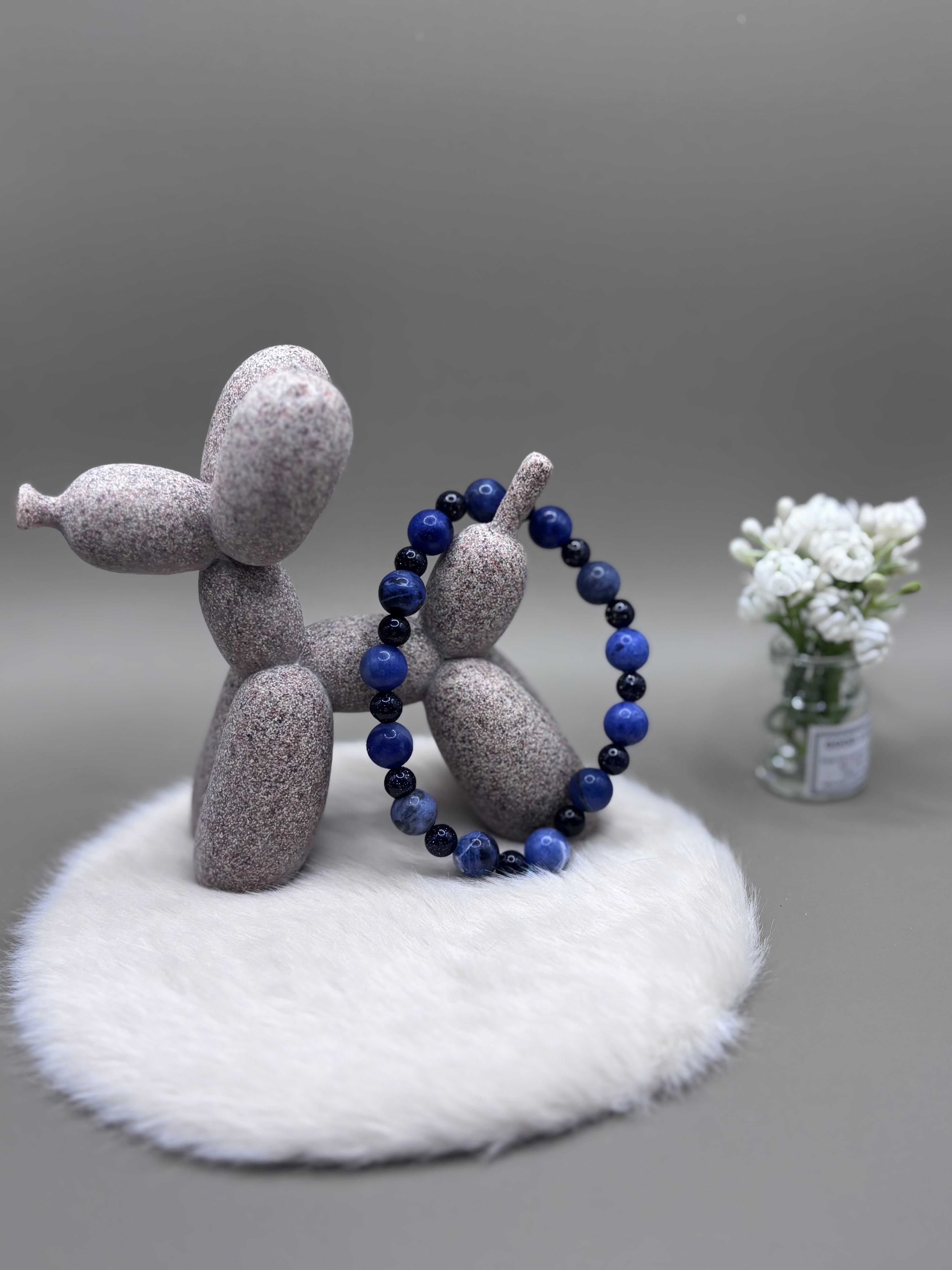 Blue Beads Collection - Diverse blauwtinten in 1 bandje