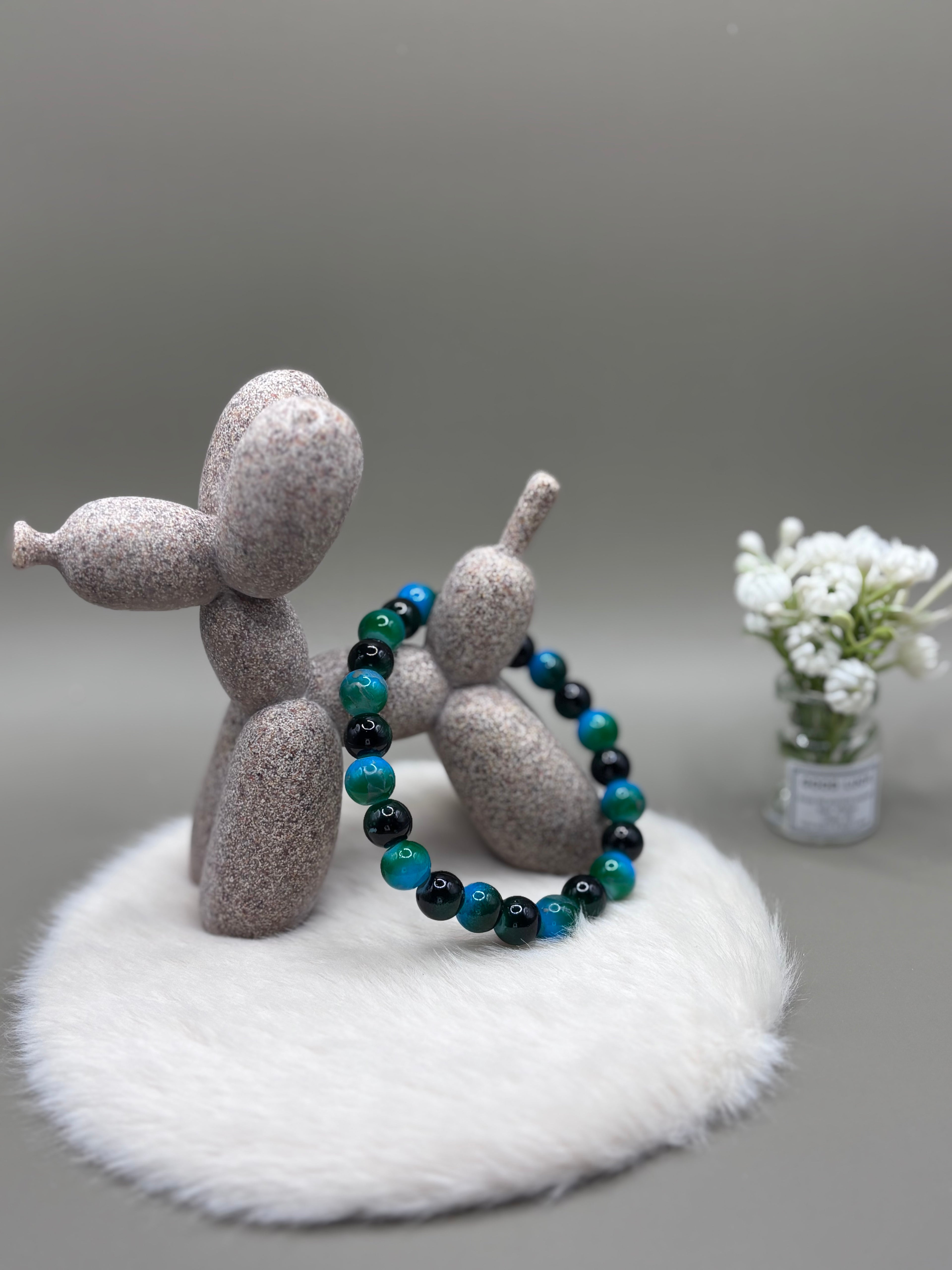 Blue Beads Collection - Zeegroenen blauw