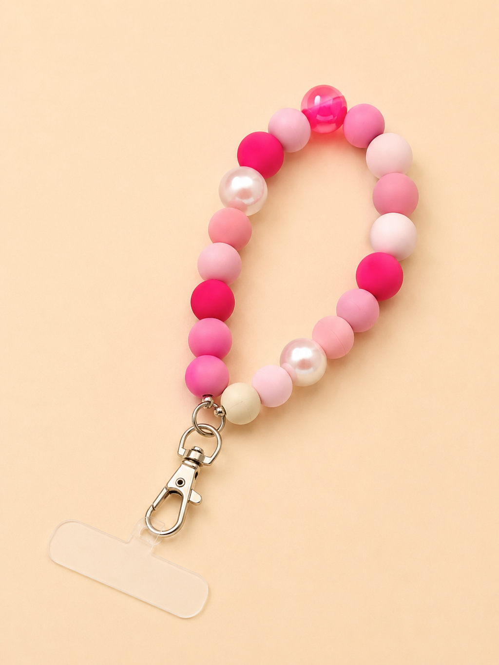 Telefoon polsbandje inclusief patch -Pinky