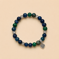 Autumn Collectie Anja- Groen tinten met spacers en hart bedeltje